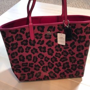 Coach reversible city tote